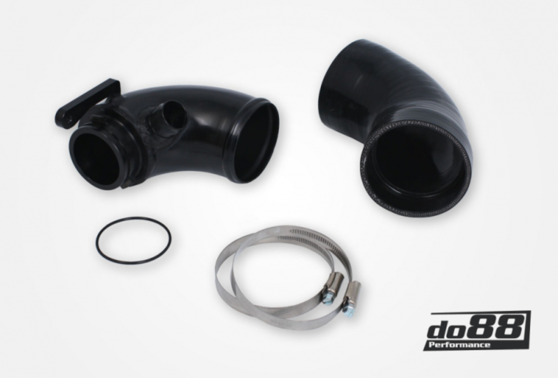 Picture of do88 VAG 1.8/2.0 TSI (MQB) Turbo Inlet Pipe Black Hose Hybrid Turbo do88 Airbox