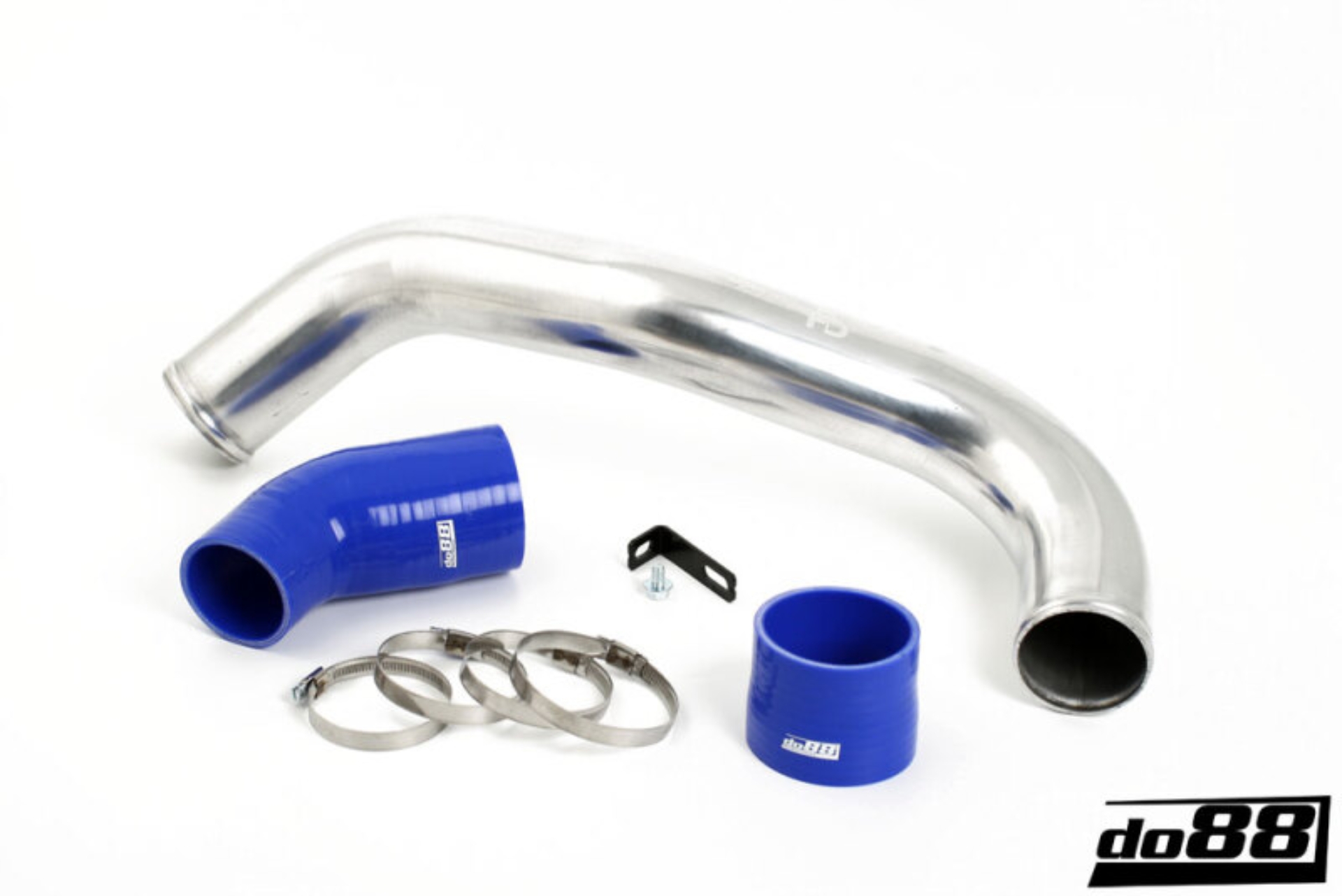 Picture of do88 Volvo C30/C70/S40/V50 Turbo 04-13 (13-) Inlet Pipe Blue Hoses