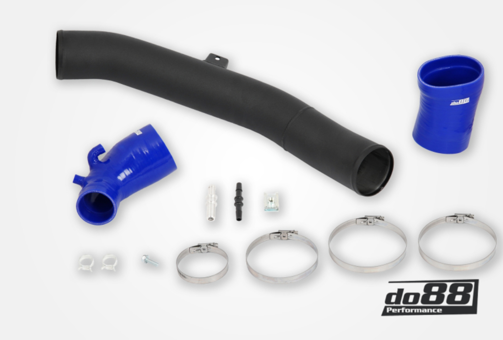 Picture of do88 SAAB 9-5 2.8t V6 10-11 Inlet Pipe w/Blue Hoses