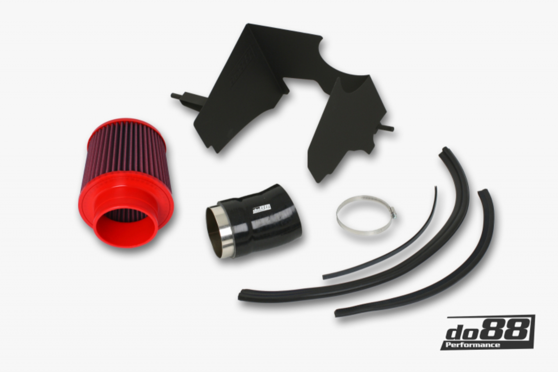 Picture of do88 SAAB 9-3 2.8T V6 06-11 Intake System w/Filter Black Hose