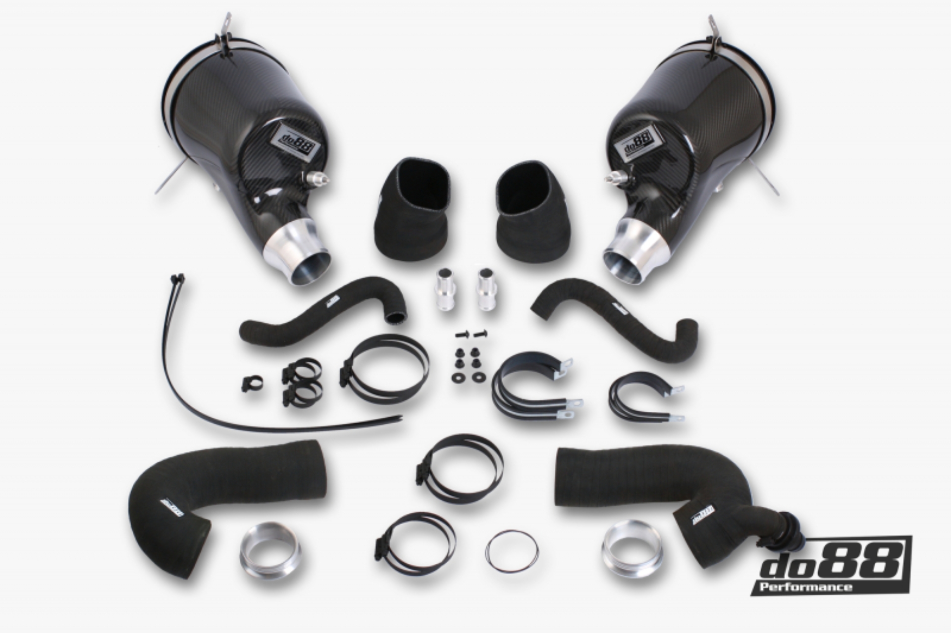 Picture of do88 19-25 Porsche 911 Carrera (992.1/992.2) Induction System w/66mm Outlet & Turbo Inlet Hoses