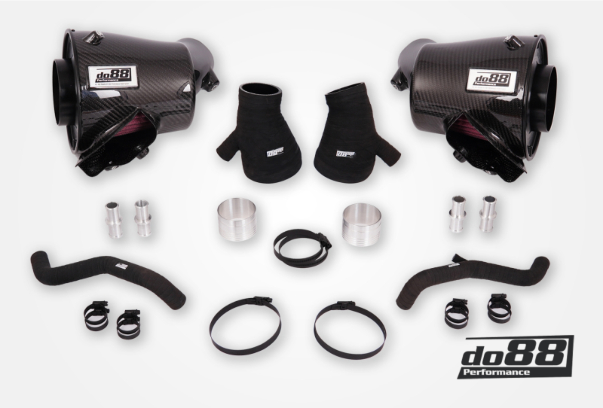 Picture of do88 2020+ Porsche 911 Turbo/Turbo S (992.1) Induction System w/66mm Outlet