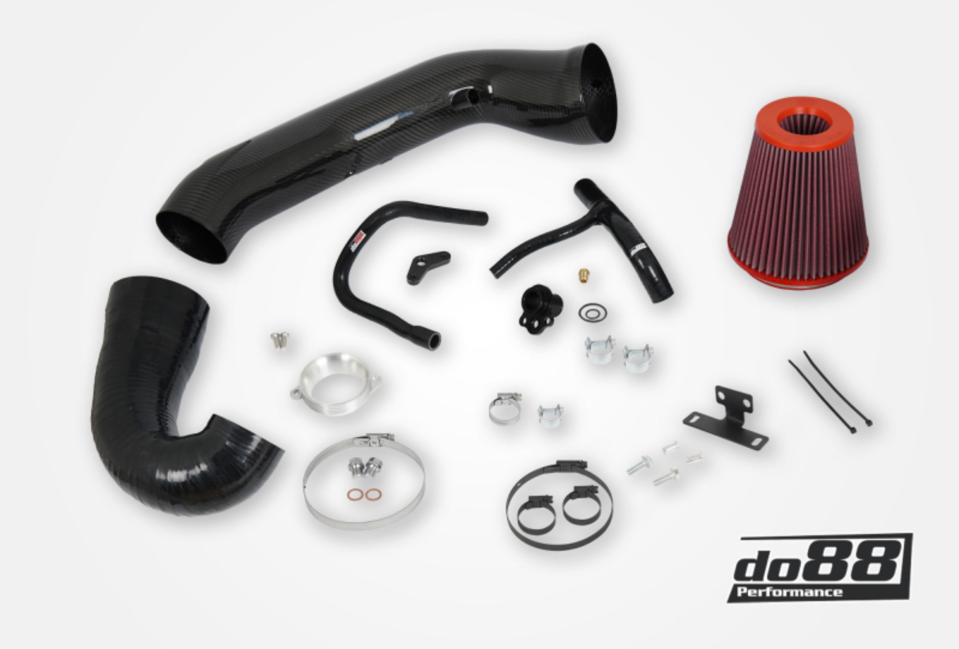 Picture of do88 Audi RS3 2.5T (8V)/TT RS 2.5T (8S) BeastFlow Open Intake Kit + Inlet Hose (TTE777/855 Turbo)