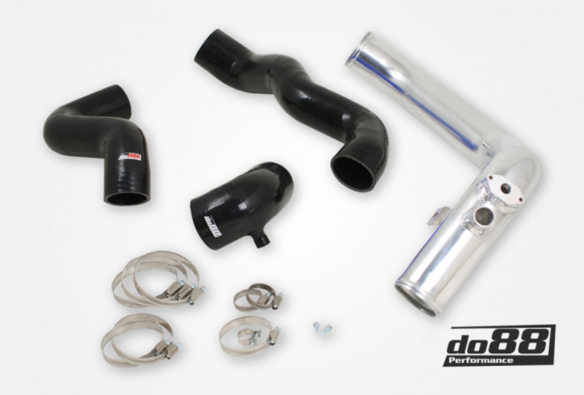 Picture of do88 SAAB 9-3 99-02 T7 Pressure Pipe w/Black Hoses