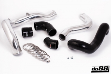 Picture of do88 SAAB 9-3 2.8T V6 06-11 Pressure Pipes w/Black Hoses