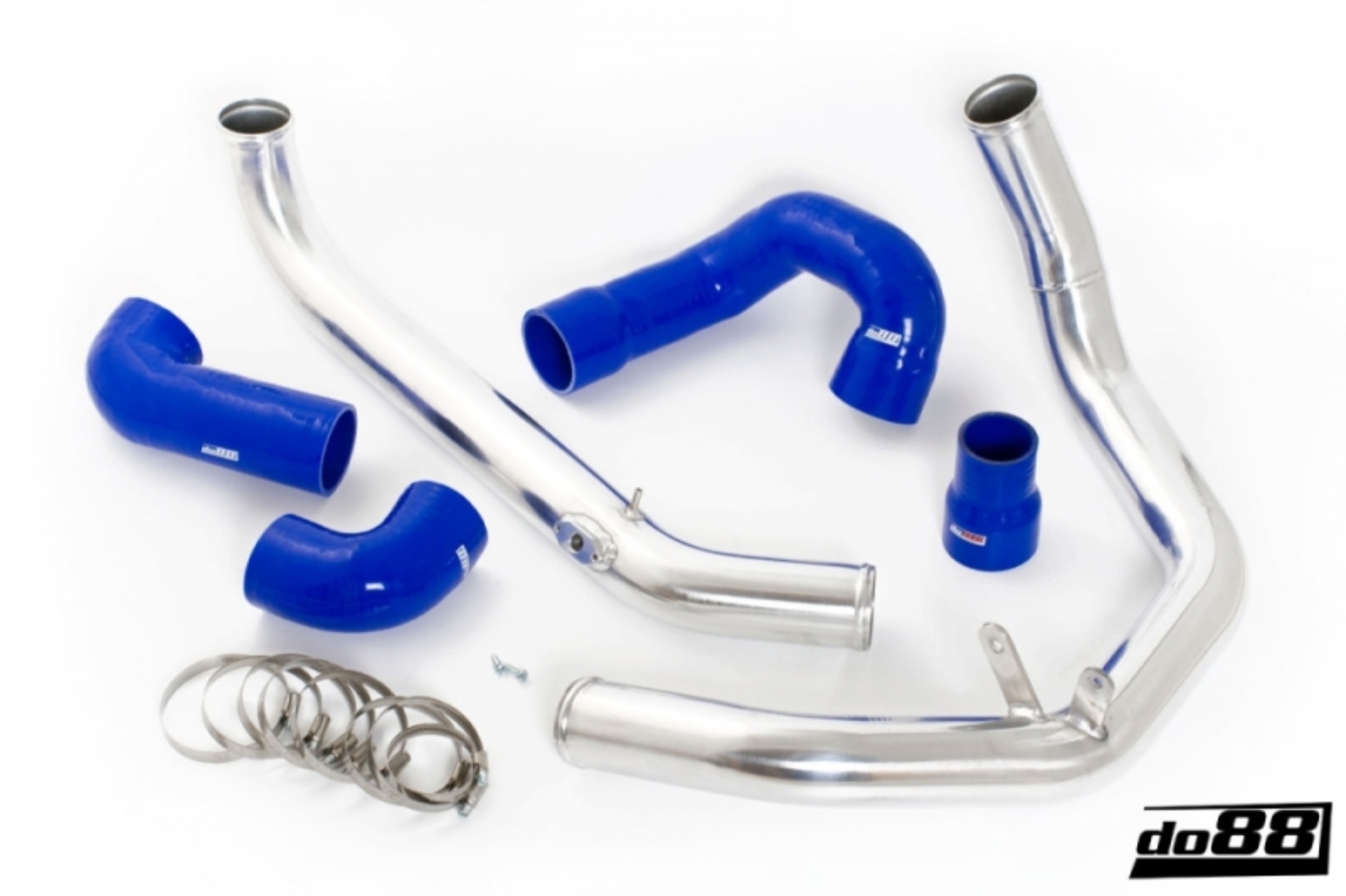 Picture of do88 SAAB 9-3 2.0T 2003- OEM Intercooler Pressure Pipes w/Blue Hoses