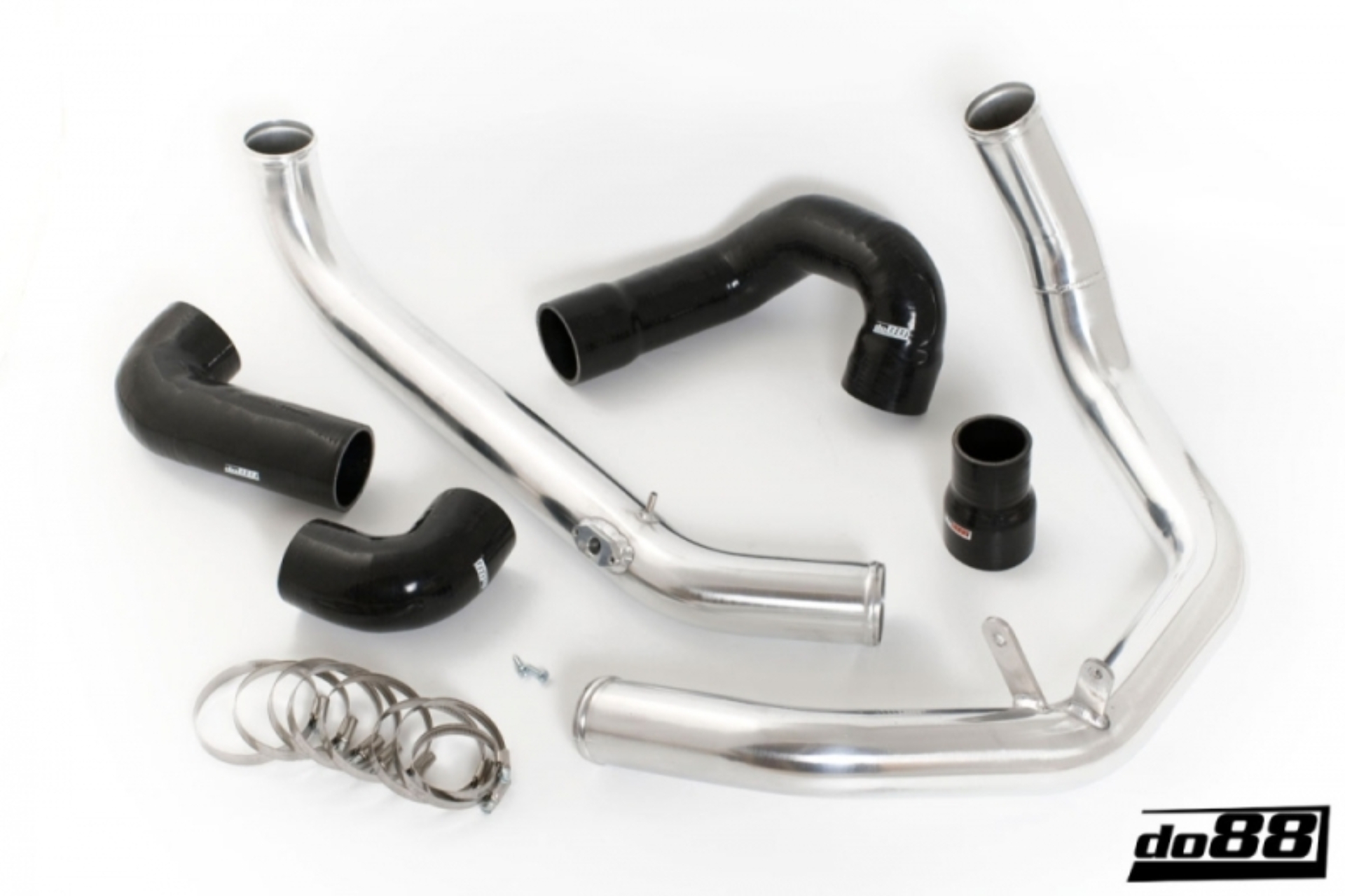 Picture of do88 SAAB 9-3 2.0T 2003- OEM Intercooler Pressure Pipes w/Black Hoses