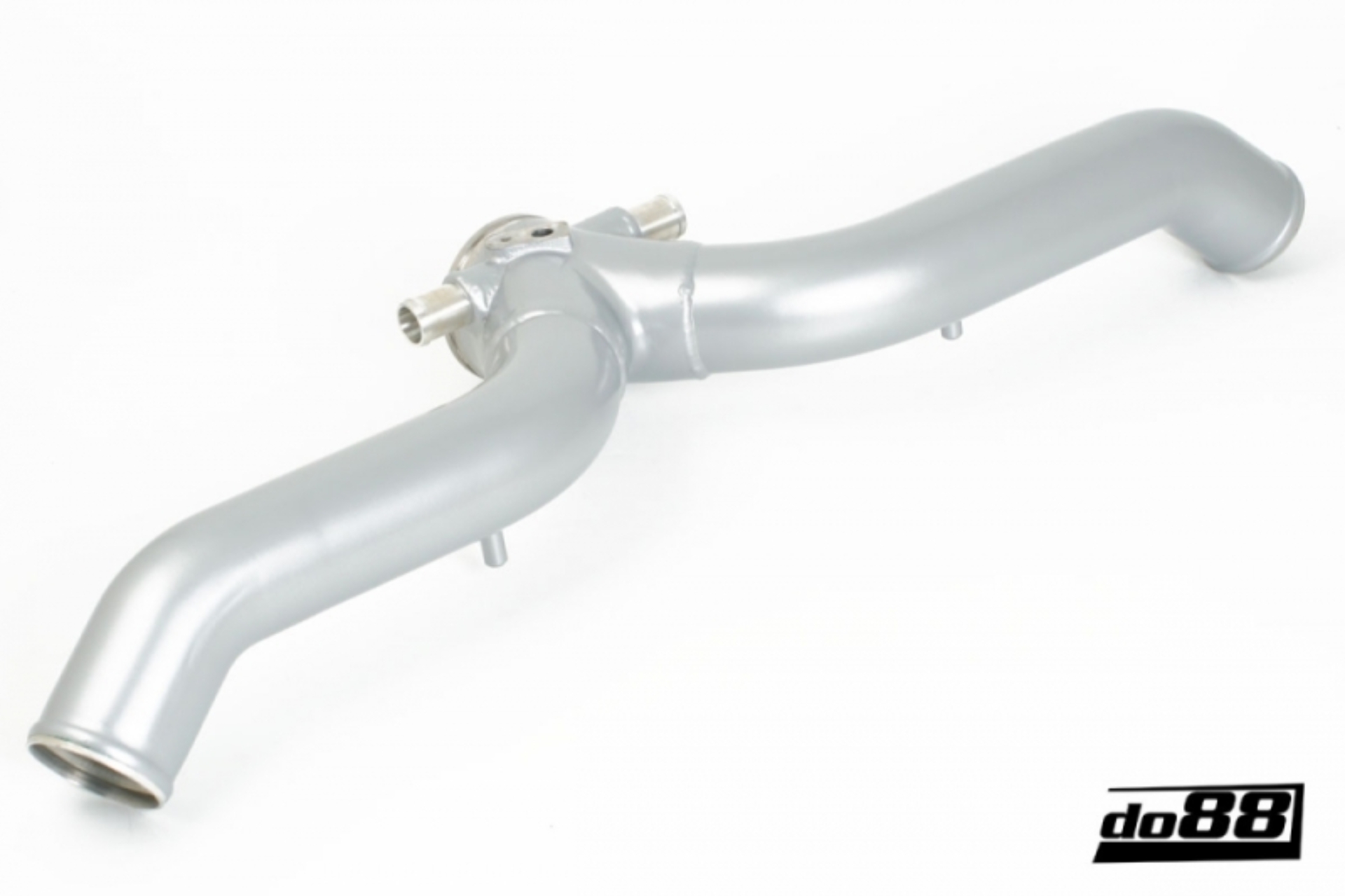 Picture of do88 Porsche 997.2 Turbo 2010- Y-Pipe Silver for OEM Intercooler