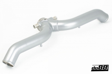 Picture of do88 Porsche 997.2 Turbo 2010- Y-Pipe Silver for OEM Intercooler