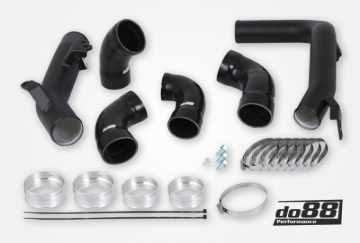 Picture of do88 Volvo S60 V60 XC60 V90 S90 XC90 SPA Pressure Pipes Diesel OEM Intercooler Black Hoses