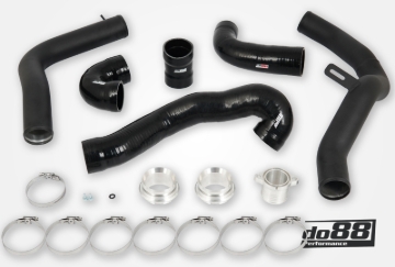 Picture of do88 SAAB 9-5 2.0t 10-11 Pressure Pipes w/Black Hoses