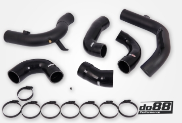 Picture of do88 VAG 2.0 TSI EA888 Gen4 (245hp) OEM Intercooler Pressure Pipes Black Hoses