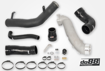 Picture of do88 Audi RS3 2.5T (8V)/TT RS 2.5T (8S) Charge Pipes (do88 Intercooler) - Black