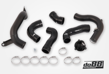 Picture of do88 14-17 Volkswagen Polo GTI 1.8T/Seat Ibiza Cupra 1.8T EA888 Pressure Pipes + TurboMuffler Delete