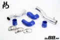 Picture of do88 Volvo 7/940 Turbo Top Connection Pipe Kit Blue Hoses 3in Throttle Body