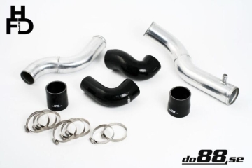Picture of do88 Volvo 7/940 Turbo Top Connection Pipe Kit Black Hoses standard Throttle Body