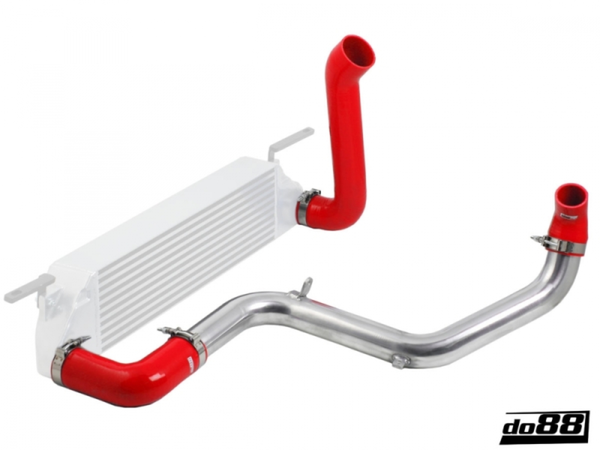 Picture of do88 Volvo C30/C70/S40/V50 Turbo 04-13 Pressure Pipes Red Hoses