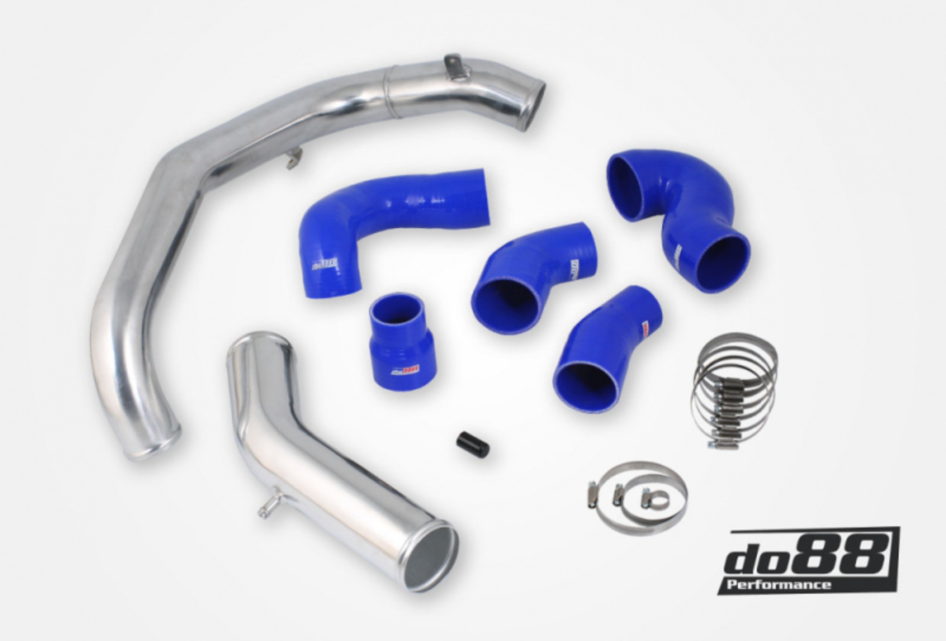 Picture of do88 Volvo S60/V70n Turbo Pressure Pipes Blue Hoses 03-07 No BOV