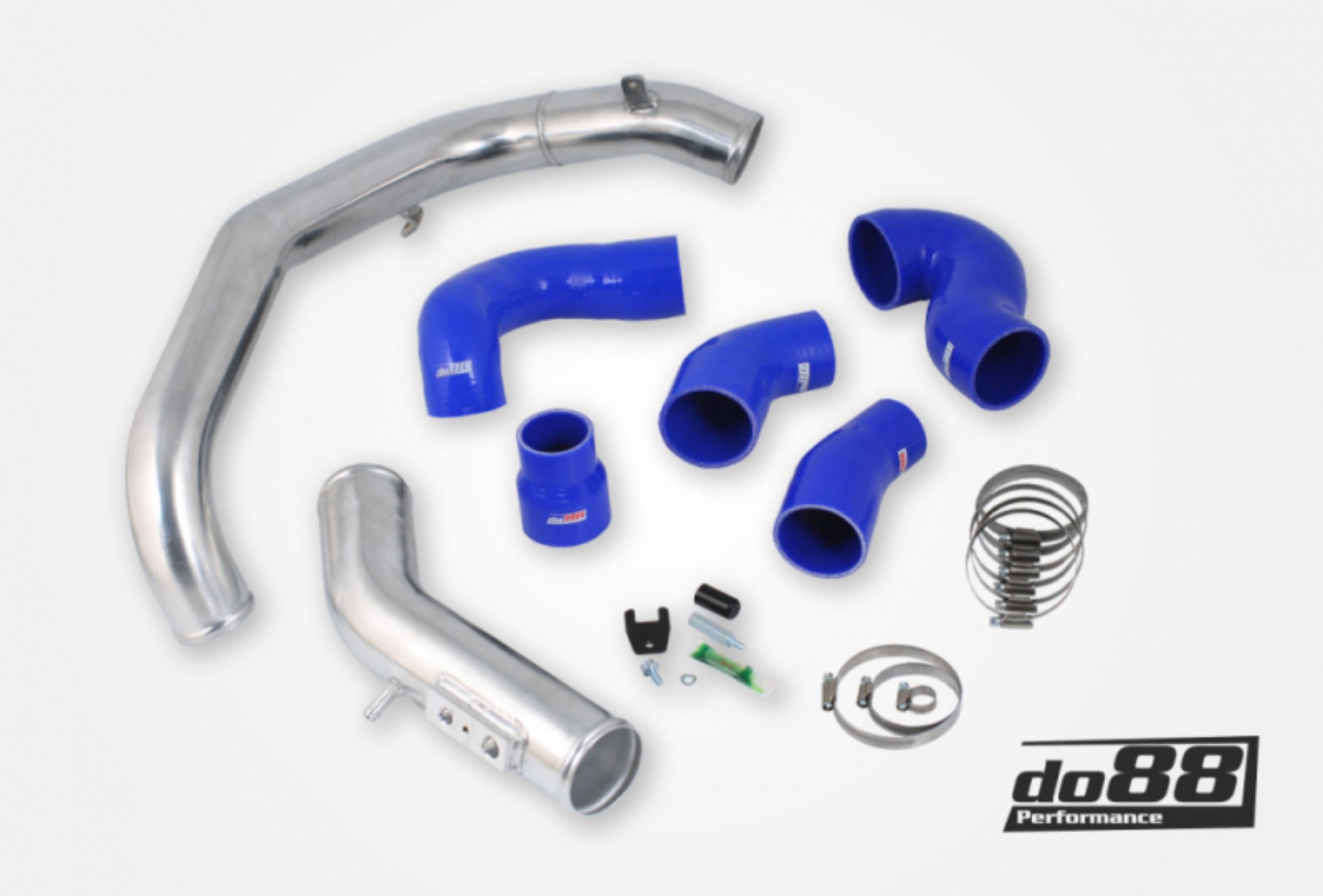 Picture of do88 Volvo S60/V70n Turbo Pressure Pipes Blue Hoses 00-02 No BOV