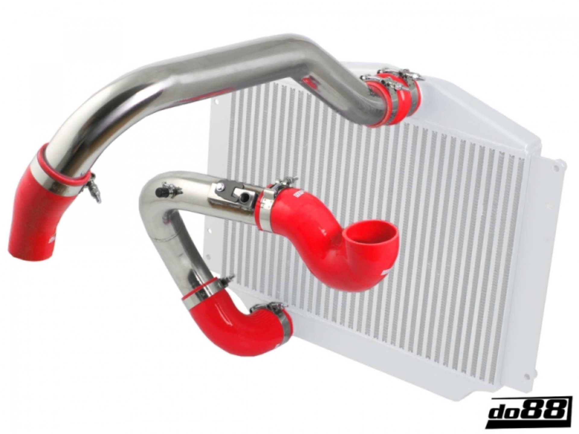 Picture of do88 Volvo SVC70 Turbo Pressure Pipes Red Hoses