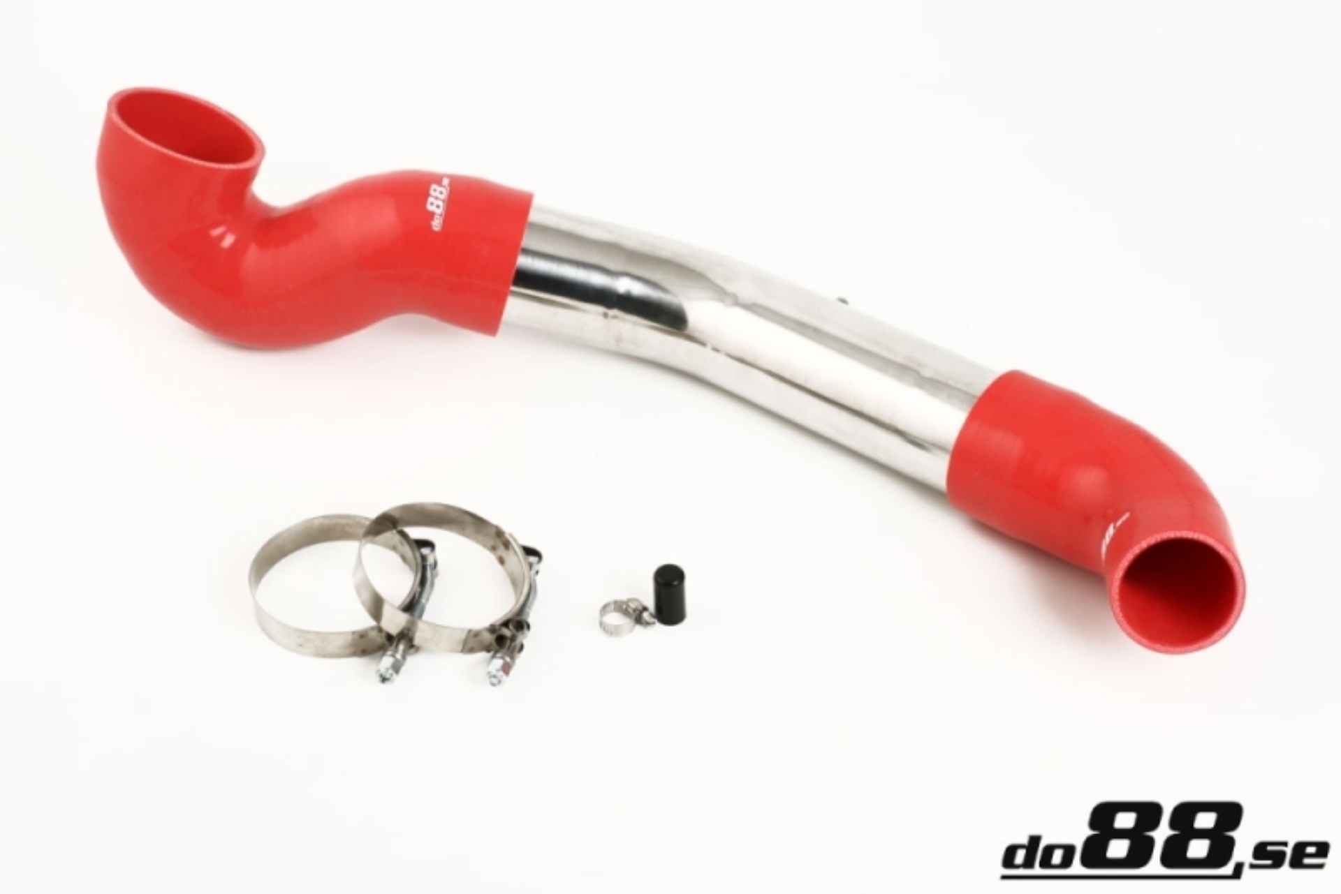 Picture of do88 Volvo S60R V70R 04-07 Lower Intercooler Pipe Red