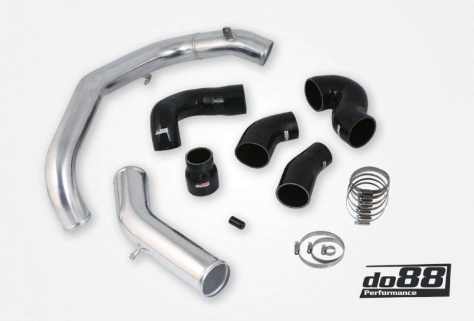 Picture of do88 Volvo S60/V70n Turbo Pressure Pipes Black Hoses 03-07 No BOV