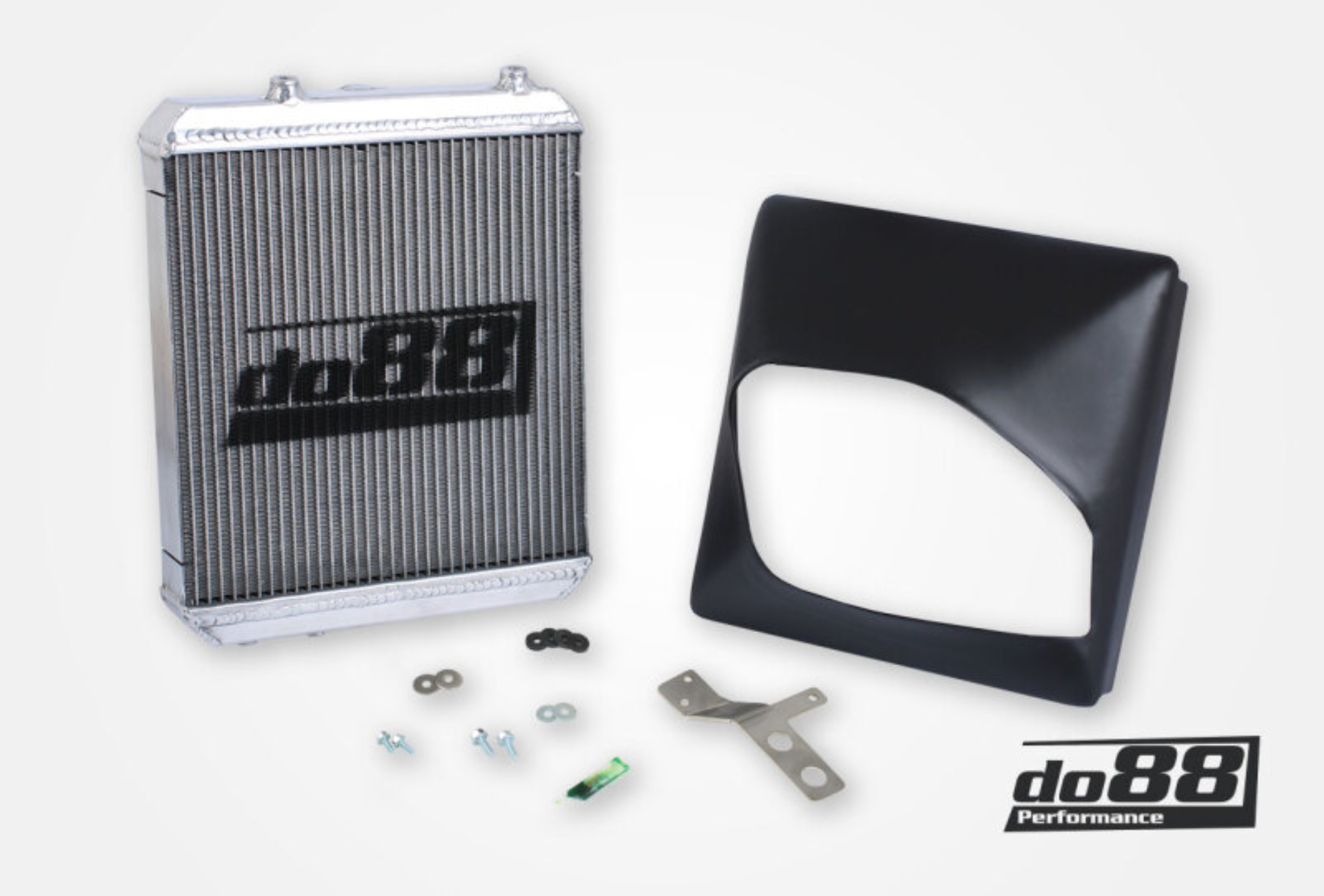 Picture of do88 15-18 BMW M2 (F87) Aluminum Remote Radiator