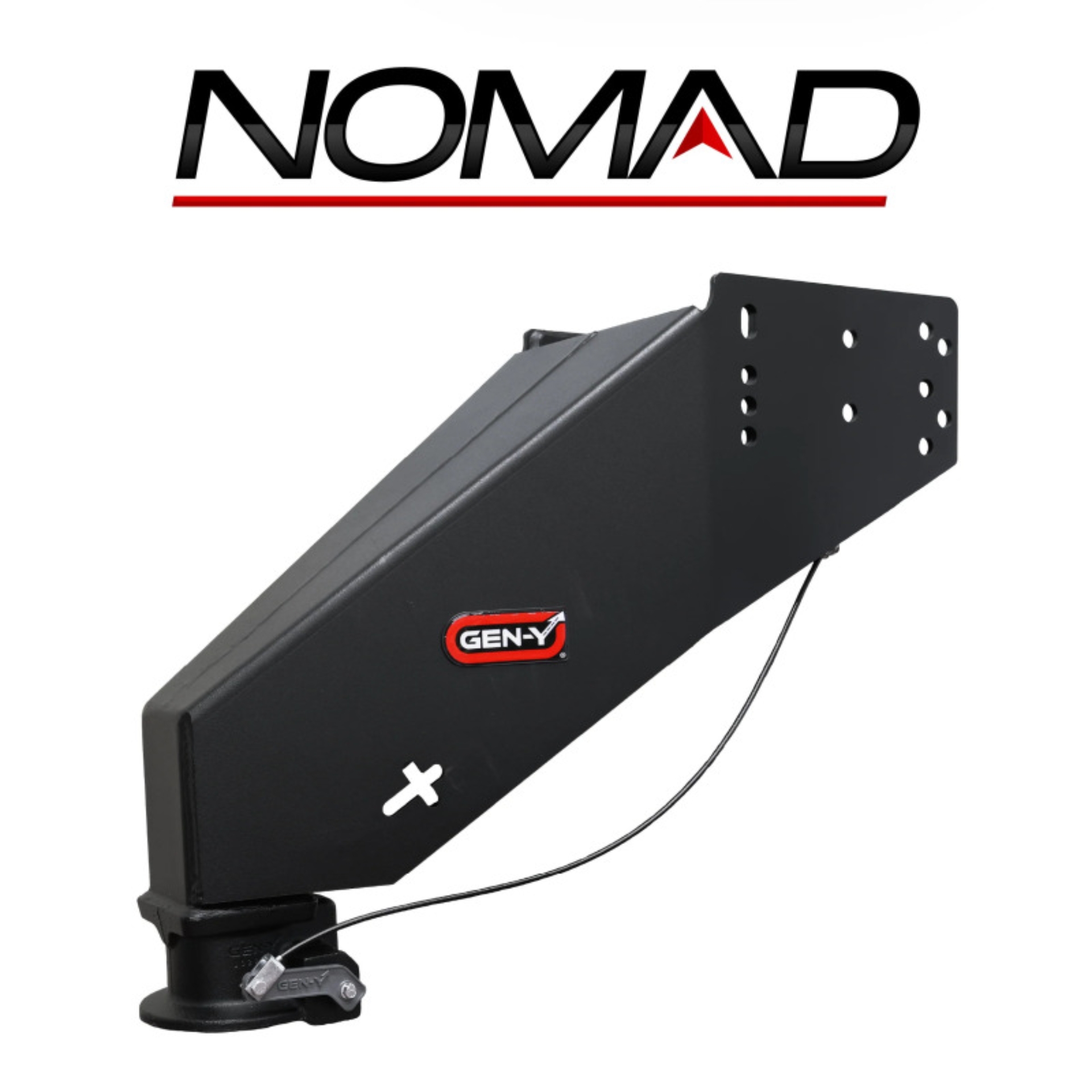 Picture of Gen-Y Nomad Static 5th Wheel to Gooseneck - 6.5K TW 30K Tow - Texture Black (1116/1621/1716 Frames)