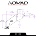 Picture of Gen-Y Nomad Static 5th Wheel to Gooseneck - 6.5K TW 30K Tow - Texture Black (1116/1621/1716 Frames)