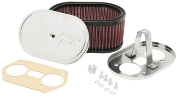 Picture of K&N Custom Oval Red Race Filter 7in L x 4-1/2in W 3-1/4in H