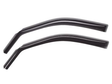 Picture of WeatherTech 2017+ Ford F-250/F-350/F-450/F-550 Front Side Window Deflectors - Dark Smoke