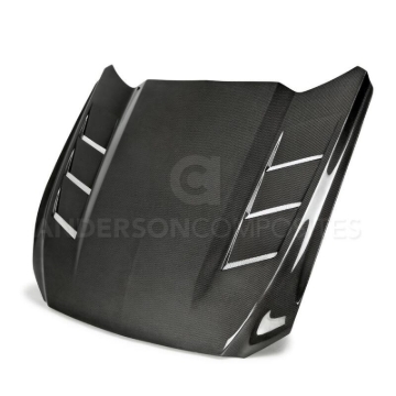 Picture of Anderson Composites 15-17 Ford Mustang (Excl. GT350/GT350R) Heat Extractor Double Sided Hood