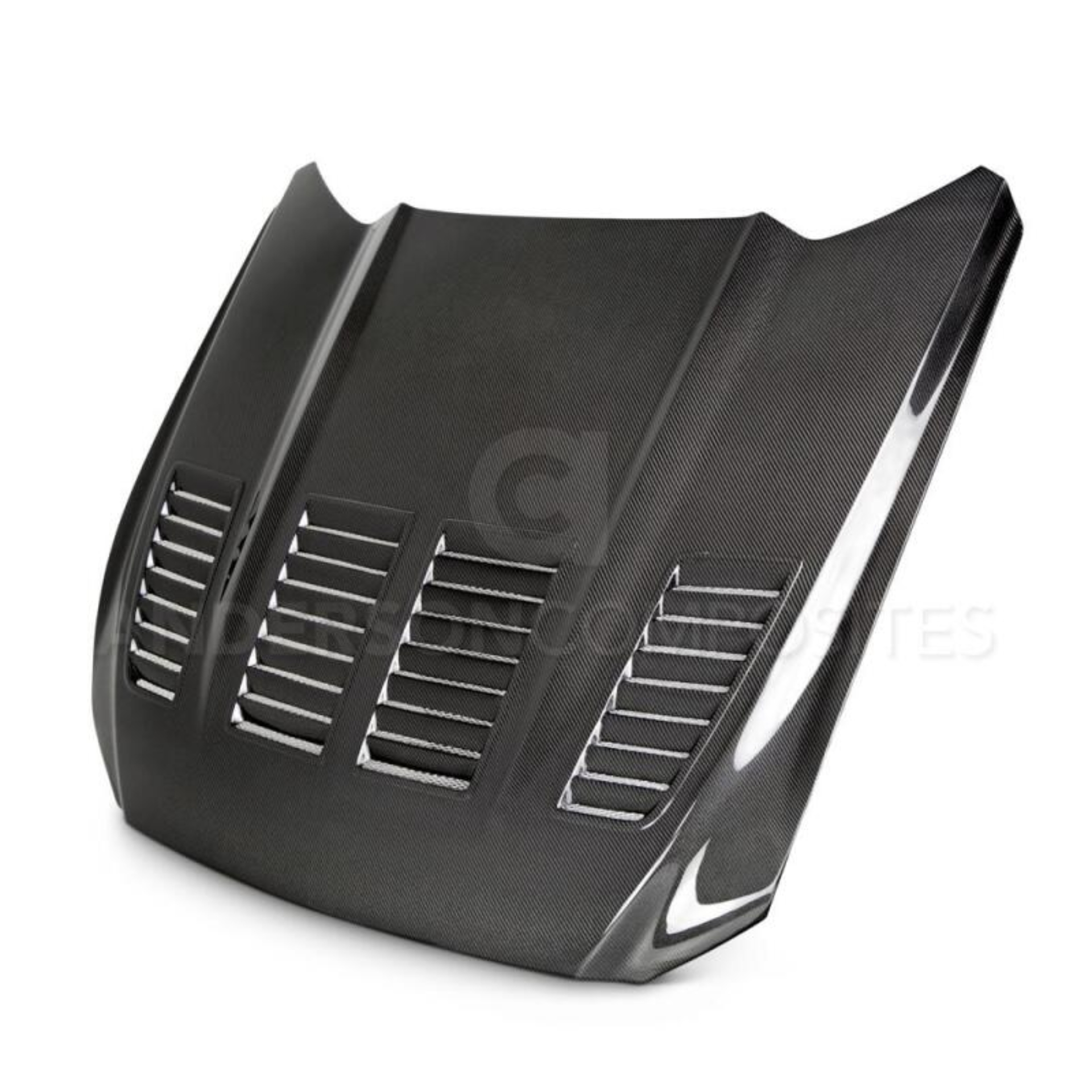 Picture of Anderson Composites 15-17 Ford Mustang (Excl. GT350/GT350R) Type-TW Double Sided Hood