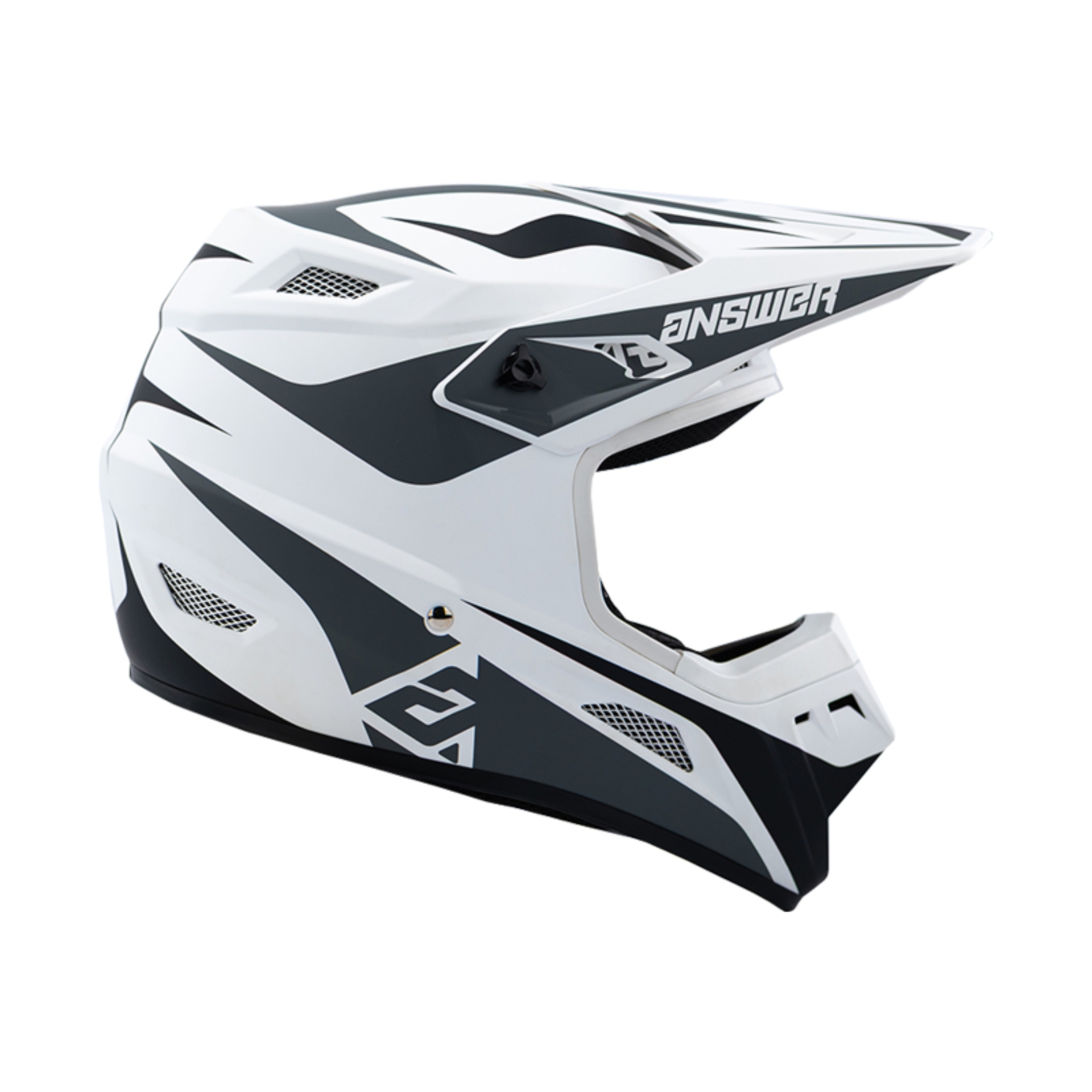 Picture of Answer 26 AR1 Mototown Helmet Glossy White/Grey/Black - Small