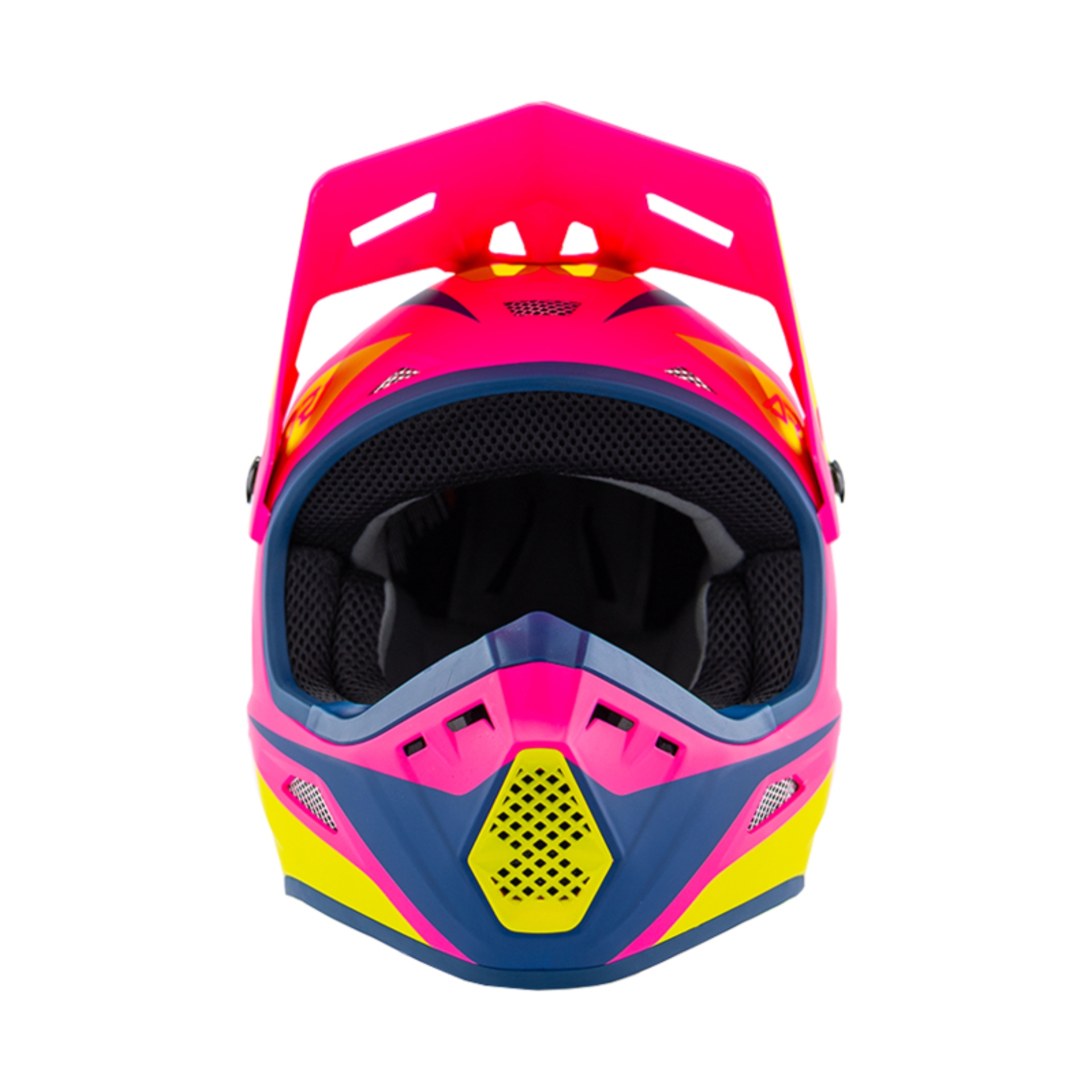 Picture of Answer 26 AR1 Mototown Helmet Matte Pink/Hyper Acid/Dark Blue - XL