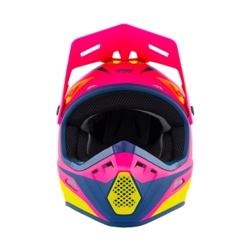 Picture of Answer 26 AR1 Mototown Helmet Matte Pink/Hyper Acid/Dark Blue - Small