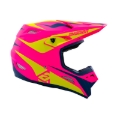 Picture of Answer 26 AR1 Mototown Helmet Matte Pink/Hyper Acid/Dark Blue - Medium