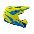 Picture of Answer 26 AR1 Mototown Helmet Matte Hyper Acid/Cyan/Dark Blue - Medium
