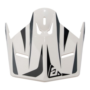 Picture of Answer 26 AR1 Mototown Glossy Visor - White/Grey/Black