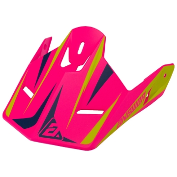 Picture of Answer 26 AR1 Mototown Matte Visor - Pink/Hyper Acid/Dark Blue
