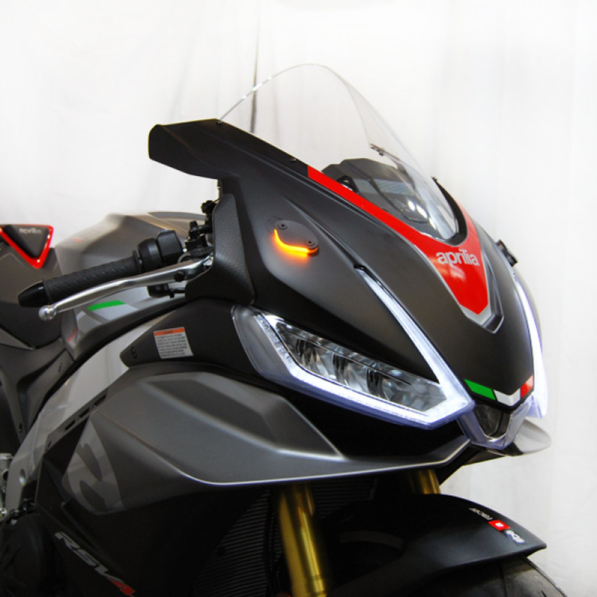 Picture of New Rage Cycles 25+ Aprilia RSV4 Mirror Block Off Turn Signals