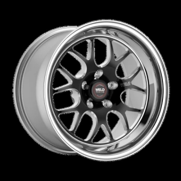 Picture of Weld S77 20x10 / 5x120 BP / 6.3in. BS Black Wheel (High Pad) - Non-Beadlock