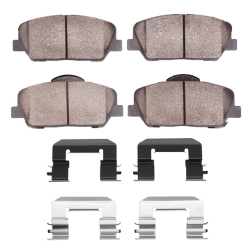 Picture of R1 13-15 Hyundai Veloster Front Performance Sport Pads & Hardware Kit