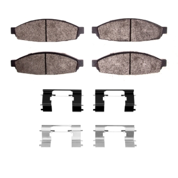Picture of R1 03-05 Lincoln Aviator Front Super Duty Pads & Hardware Kit