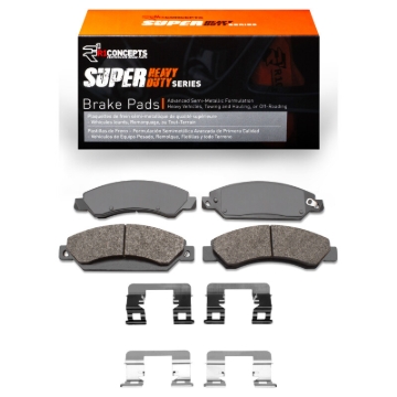 Picture of R1 05-08 Cadillac Escalade Front Super Duty Pads & Hardware Kit
