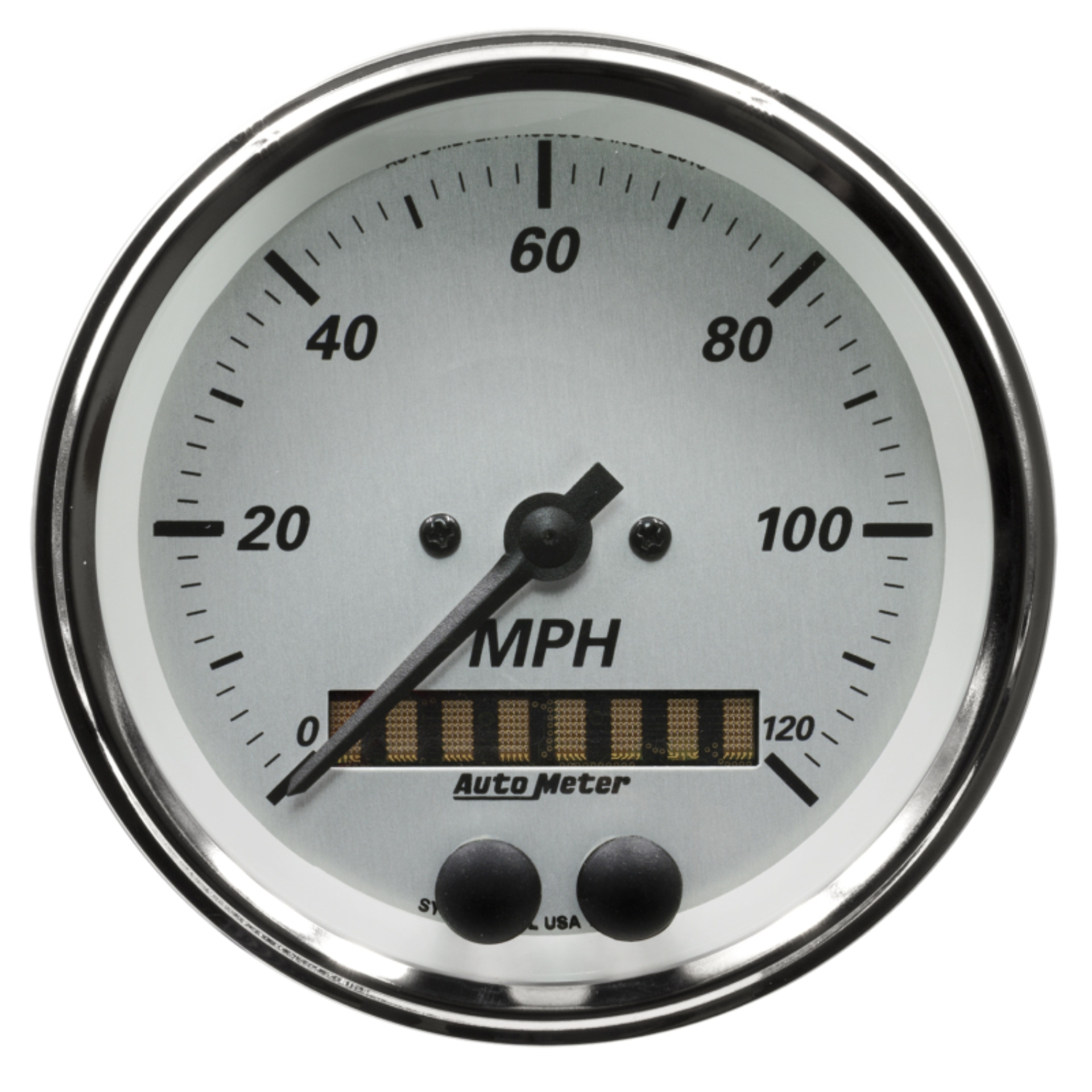 Picture of AutoMeter American Platinum Series 0-120MPH 3-3/8in. GPS Speedometer Gauge