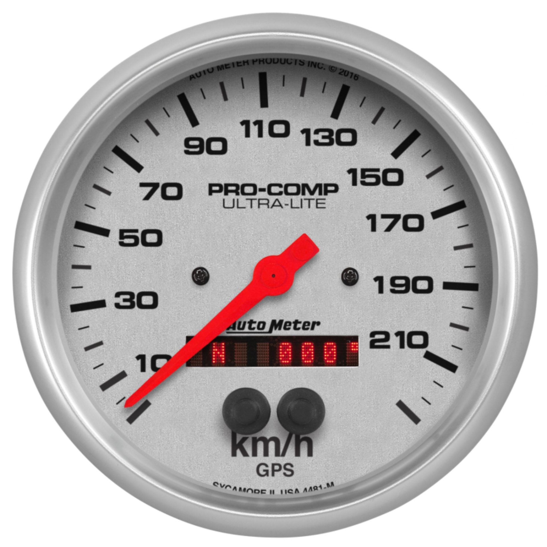 Picture of Autometer Ultra-Lite 5in. 225KM/H (GPS) Speedometer Gauge