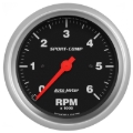 Picture of AutoMeter Sport-Comp 3-3/8in. 0-6K RPM In-Dash Tachometer Gauge