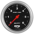 Picture of AutoMeter Sport-Comp 3-3/8in. 0-6K RPM In-Dash Tachometer Gauge