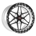 Picture of Weld S81 18x12 / 5x120 BP/ 8.6in. BS Black Wheel (High Pad) - Single Beadlock - Black